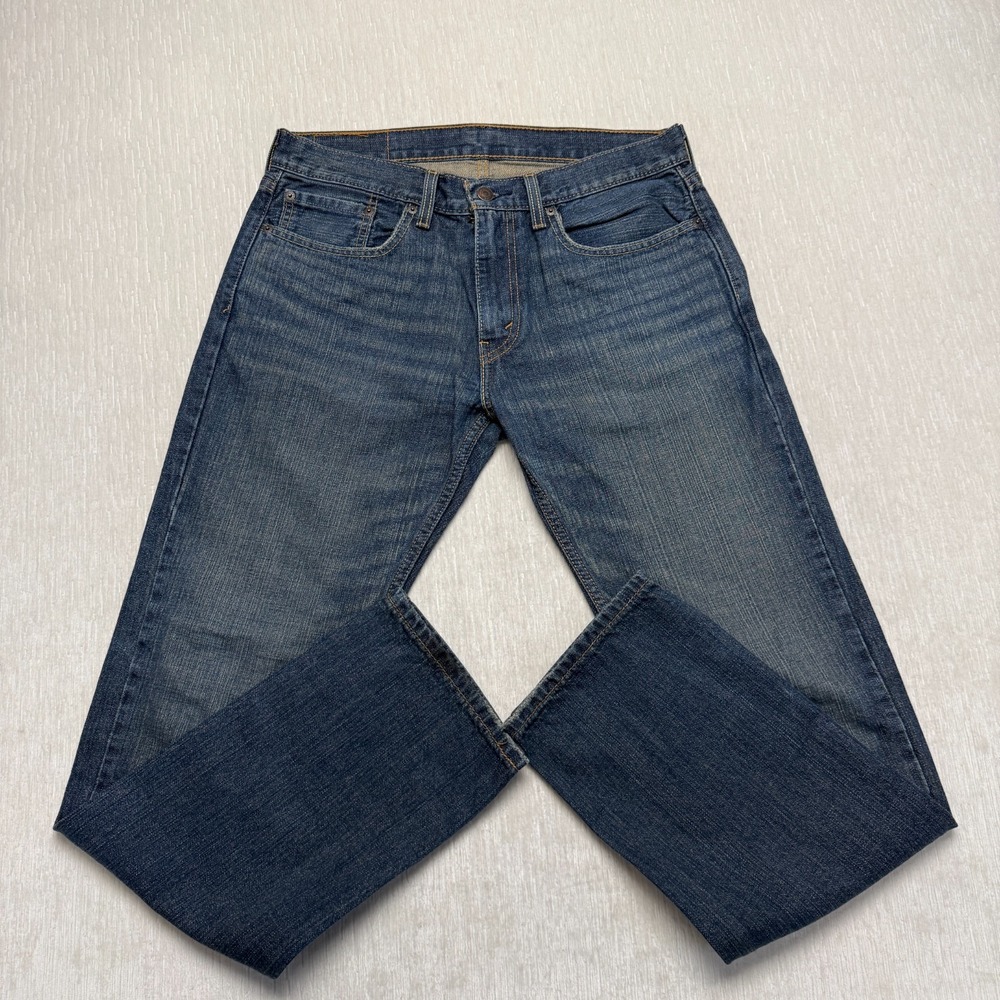 Levi's 559 Straight Leg Jeans Mens 31x32 Blue Denim Cotton Mid Rise Relaxed Fit